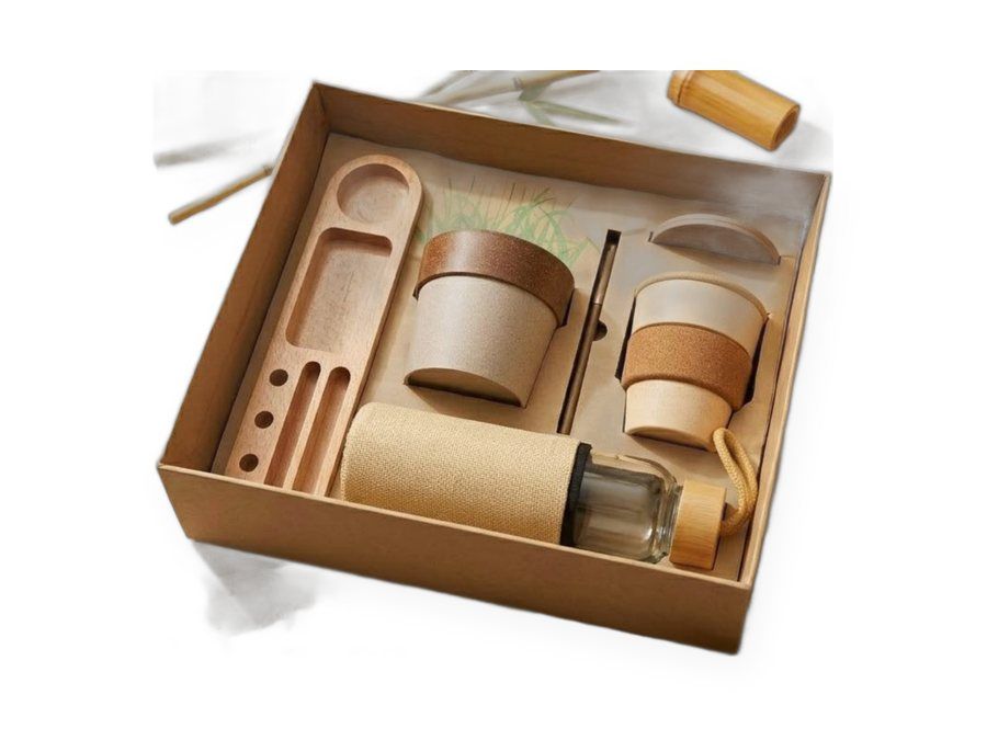 Eco 6-in-1 Gift Set, corporate gift set customisable with your logo