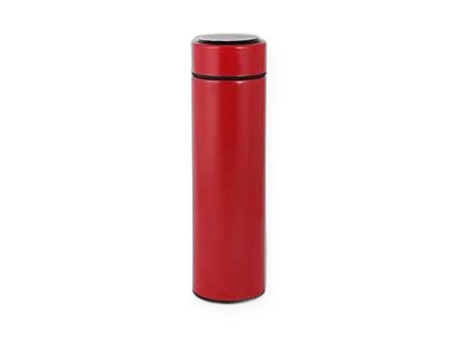 Temperature Display Flask in Red, Blue, Black, White, branded drinkware customisable with your logo